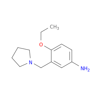 4-ethoxy-3-(pyrrolidin-1-ylmethyl)aniline