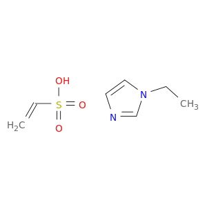 Ethenesulfonic acid, compd. with 1-ethyl-1H-imidazole (1:1)