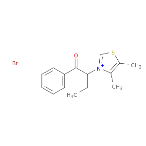 Thiazolium, 3-(1-benzoylpropyl)-4,5-dimethyl-, bromide