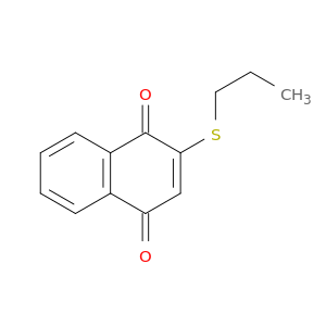 1,4-Naphthalenedione, 2-(propylthio)-