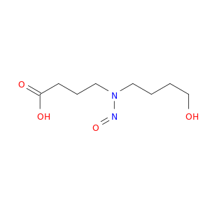 4-[(4-hydroxybutyl)(nitroso)amino]butanoic acid