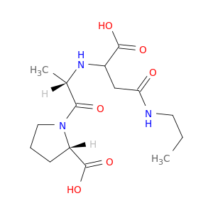 L-Proline, 1-[N-[1-carboxy-3-oxo-3-(propylamino)propyl]alanyl]-