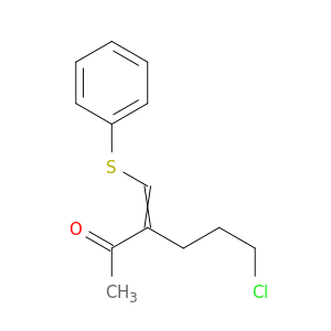 2-Hexanone, 6-chloro-3-[(phenylthio)methylene]-