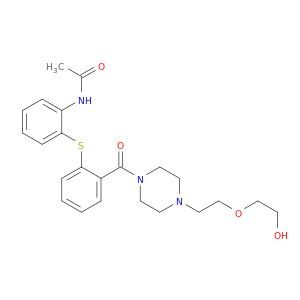 N-(2-((2-(4-(2-(2-Hydroxyethoxy)ethyl)piperazine-1-carbonyl)phenyl)thio)phenyl)acetamide