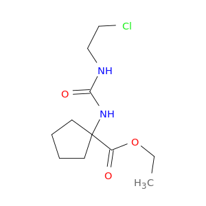 ethyl 1-{[(2-chloroethyl)carbamoyl]amino}cyclopentanecarboxylate
