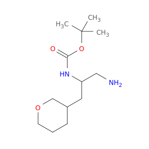 Carbamicacid, N-[1-(aminomethyl)-2-(tetrahydro-2H-pyran-3-yl)ethyl]-, 1,1-dimethylethylester