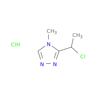 3-(1-chloroethyl)-4-methyl-4H-1,2,4-triazole hydrochloride