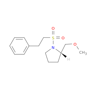 Pyrrolidine, 2-(methoxymethyl)-1-[(2-phenylethyl)sulfonyl]-, (S)-