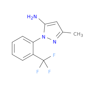 3-甲基-1-(2-(三氟甲基)苯基)-1H-吡唑-5-胺