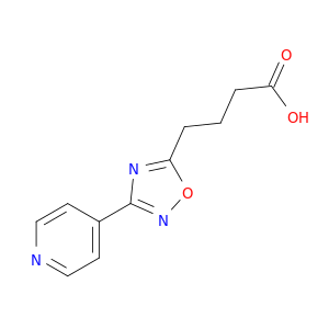 4-[3-(4-PYRIDINYL)-1,2,4-OXADIAZOL-5-YL]BUTANOIC ACID