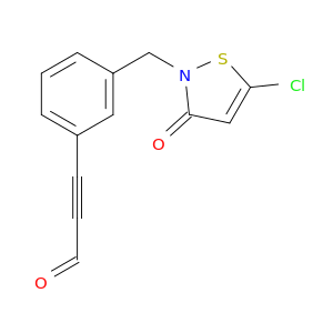 2-Propynal, 3-[3-[(5-chloro-3-oxo-2(3H)-isothiazolyl)methyl]phenyl]-