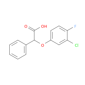 2-(3-Chloro-4-fluorophenoxy)-2-phenylacetic Acid
