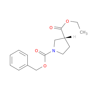 (R)-N-Cbz-3-吡咯烷甲酸乙酯