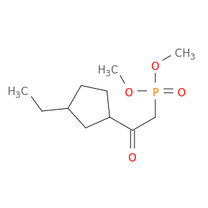 Phosphonic acid, [2-(3-ethylcyclopentyl)-2-oxoethyl]-, dimethyl ester