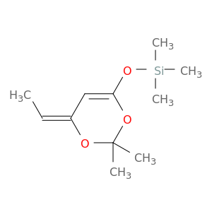 Silane, [[(4E)-4-ethylidene-2,2-dimethyl-4H-1,3-dioxin-6-yl]oxy]trimethyl-