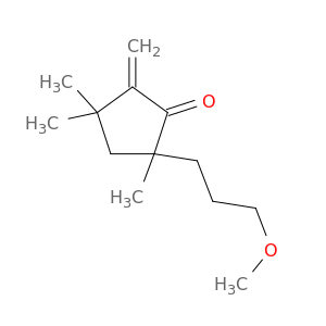 Cyclopentanone, 2-(3-methoxypropyl)-2,4,4-trimethyl-5-methylene-