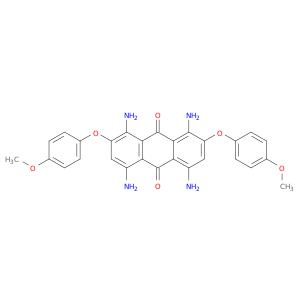 9,10-Anthracenedione, 1,4,5,8-tetraamino-2,7-bis(4-methoxyphenoxy)-