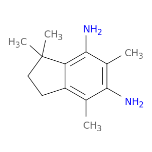 1H-Indene-4,6-diamine, 2,3-dihydro-3,3,5,7-tetramethyl-