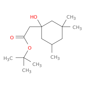 Cyclohexaneacetic acid,1-hydroxy-3,3,5-trimethyl-, 1,1-dimethylethyl ester