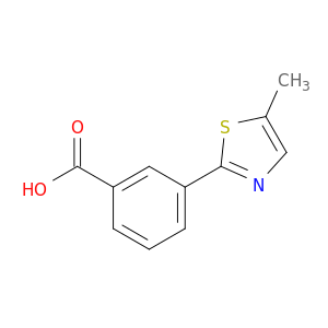3-(5-甲基噻唑-2-基)苯甲酸
