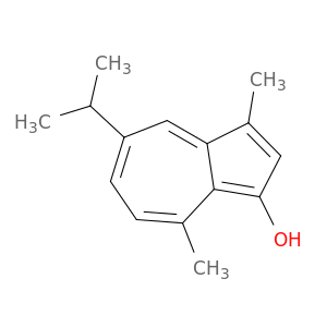 1-Azulenol, 3,8-dimethyl-5-(1-methylethyl)-