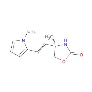 2-Oxazolidinone, 4-methyl-4-[2-(1-methyl-1H-pyrrol-2-yl)ethenyl]-, (4R)-