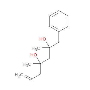 6-Heptene-2,4-diol, 2,4-dimethyl-1-phenyl-