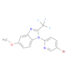 1-(5-BROMO(PYRIDIN-2-YL))-2-(TRIFLUOROMETHYL)-5-METHOXY-1H-BENZO[D]IMIDAZOLE