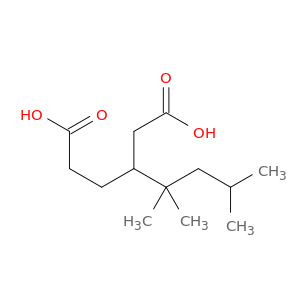 Hexanedioic acid, 3-(1,1,3-trimethylbutyl)-