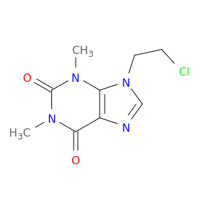 1H-Purine-2,6-dione, 9-(2-chloroethyl)-3,9-dihydro-1,3-dimethyl-