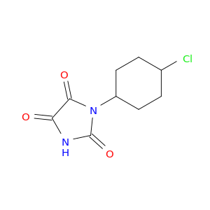 Imidazolidinetrione, (4-chlorocyclohexyl)-
