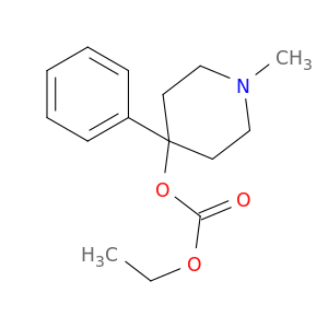 Carbonic acid, ethyl1-methyl-4-phenyl-4-piperidinyl ester