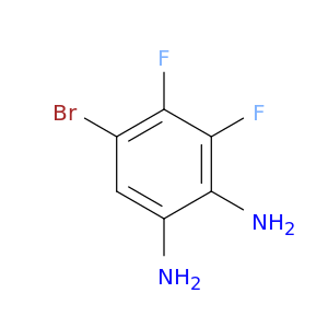 5-溴-3,4-二氟苯-1,2-二胺