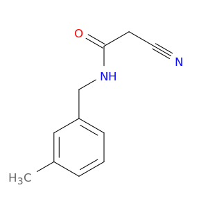 2-cyano-N-[(3-methylphenyl)methyl]acetamide