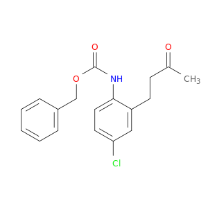 Carbamic acid, [4-chloro-2-(3-oxobutyl)phenyl]-, phenylmethyl ester