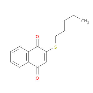 1,4-Naphthalenedione, 2-(pentylthio)-
