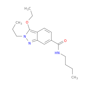 2H-Indazole-6-carboxamide, N-butyl-3-ethoxy-2-propyl-
