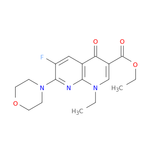 1-ETHYL-6-FLUORO-7-MORPHOLIN-4-YL-4-OXO-1,4-DIHYDRO-[1,8]NAPHTHYRIDINE-3-CARBOXYLIC ACID ETHYL ESTER