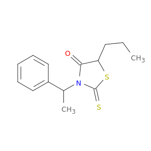 4-Thiazolidinone,3-(1-phenylethyl)-5-propyl-2-thioxo-