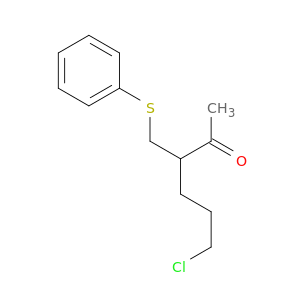 2-Hexanone, 6-chloro-3-[(phenylthio)methyl]-