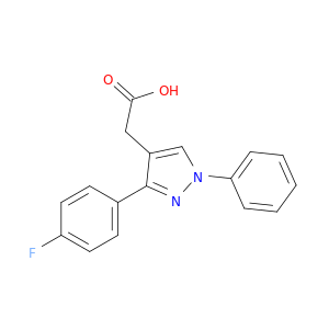2-(3-(4-Fluorophenyl)-1-phenyl-1H-pyrazol-4-yl)acetic acid