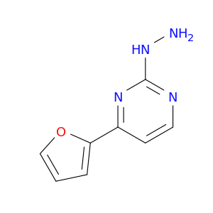 4-(2-furyl)-2-hydrazinopyrimidine