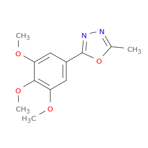 1,3,4-Oxadiazole, 2-methyl-5-(3,4,5-trimethoxyphenyl)-