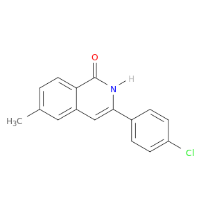 1(2H)-Isoquinolinone, 3-(4-chlorophenyl)-6-methyl-