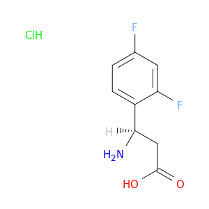 (3R)-3-amino-3-(2,4-difluorophenyl)propanoic acid hydrochloride