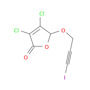 2(5H)-Furanone, 3,4-dichloro-5-[(3-iodo-2-propynyl)oxy]-