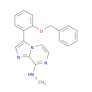 Imidazo[1,2-a]pyrazin-8-amine, N-methyl-3-[2-(phenylmethoxy)phenyl]-