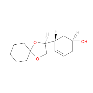 3-Cyclohexen-1-ol, 5-[(2S)-1,4-dioxaspiro[4.5]dec-2-yl]-, (1S,5R)-