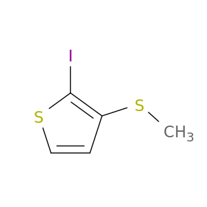 Thiophene, 2-iodo-3-(methylthio)-