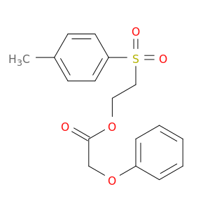 Acetic acid, phenoxy-, 2-[(4-methylphenyl)sulfonyl]ethyl ester